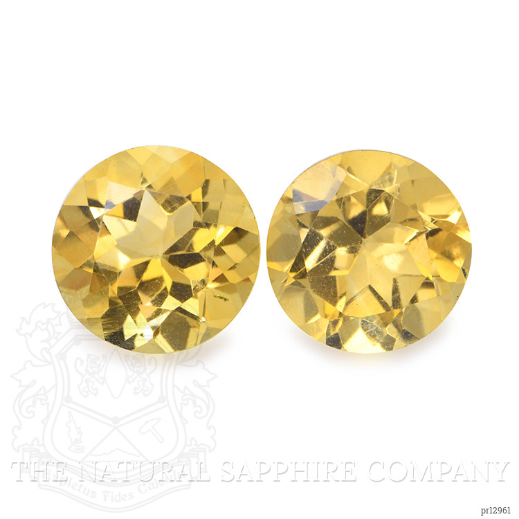 5.26 Ct.Tw. Yellow Citrine Pair from Brazil