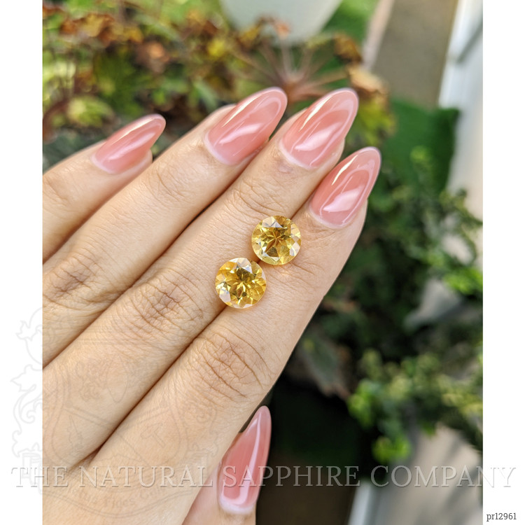 5.26 Ct.Tw. Yellow Citrine Pair from Brazil