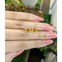 3.67&nbsp;Ct.Tw.Total Carat Weight Citrine Pair from Brazil Life Style