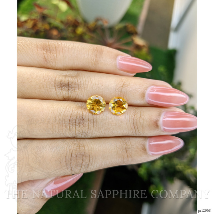 3.67 Ct.Tw. Citrine Pair from Brazil