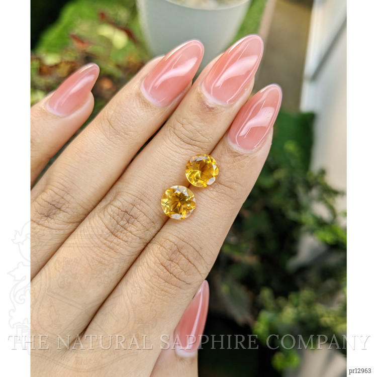 3.67 Ct.Tw. Citrine Pair from Brazil