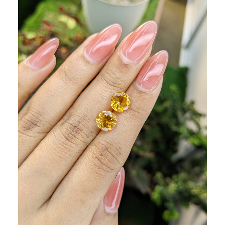 3.67 Ct.Tw. Citrine Pair from Brazil