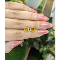 3.67&nbsp;Ct.Tw.Total Carat Weight Citrine Pair from Brazil Life Style