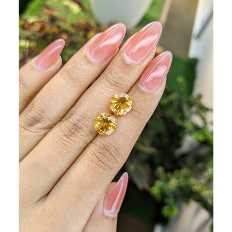 5.05 Ct.Tw. Citrine Pair from Brazil