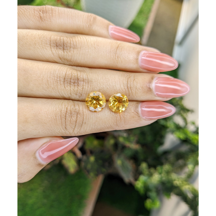 5.05 Ct.Tw. Citrine Pair from Brazil
