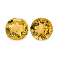 5.11 Ct.Tw. Round Citrine Pair