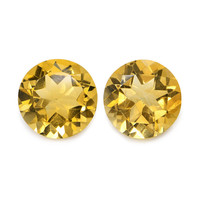 5.02 Ct.Tw. Round Citrine Pair