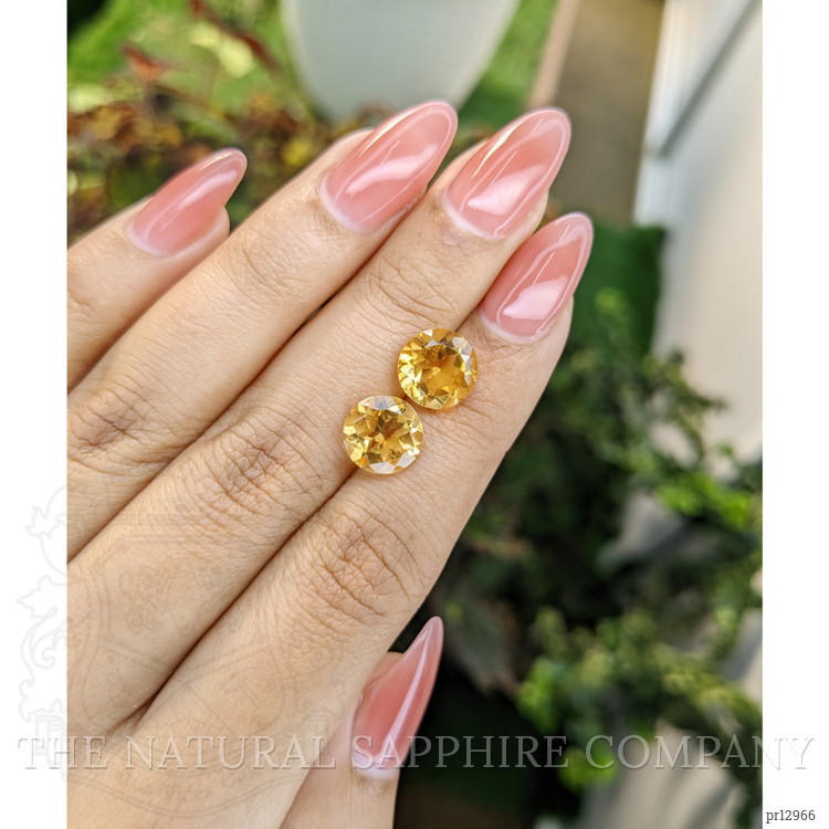 5.02 Ct.Tw. Citrine Pair from Brazil