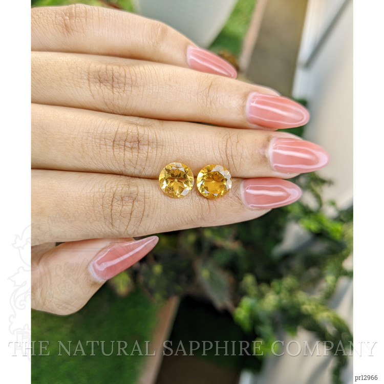 5.02 Ct.Tw. Citrine Pair from Brazil