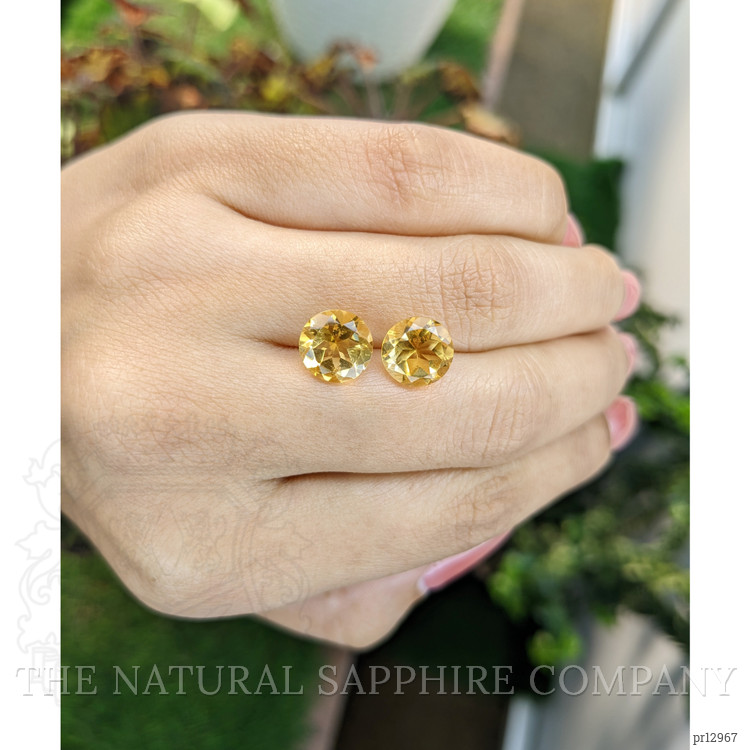 4.46 Ct.Tw. Citrine Pair from Brazil