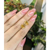 4.46&nbsp;Ct.Tw.Total Carat Weight Citrine Pair from Brazil Life Style