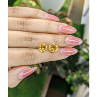 4.72 Ct.Tw.Total Carat Weight Citrine Pair from Brazil Life Style