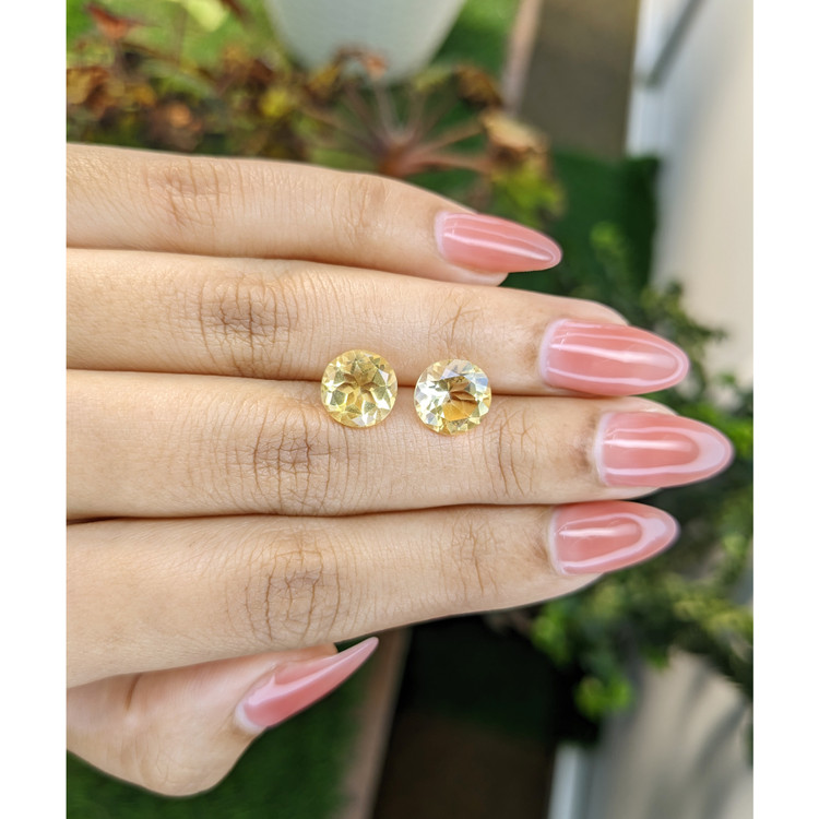 4.75 Ct.Tw. Citrine Pair from Brazil