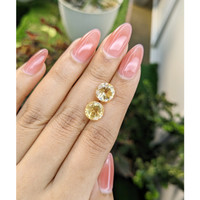 4.75&nbsp;Ct.Tw.Total Carat Weight Citrine Pair from Brazil Life Style