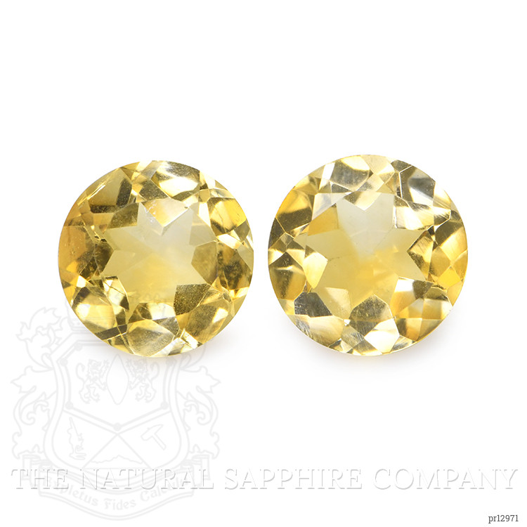 4.32 Ct.Tw. Citrine Pair from Brazil