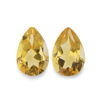 3.76 Ct.Tw. Pear Citrine Pair