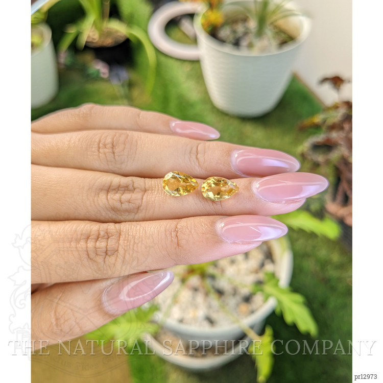 3.76 Ct.Tw. Citrine Pair from Brazil