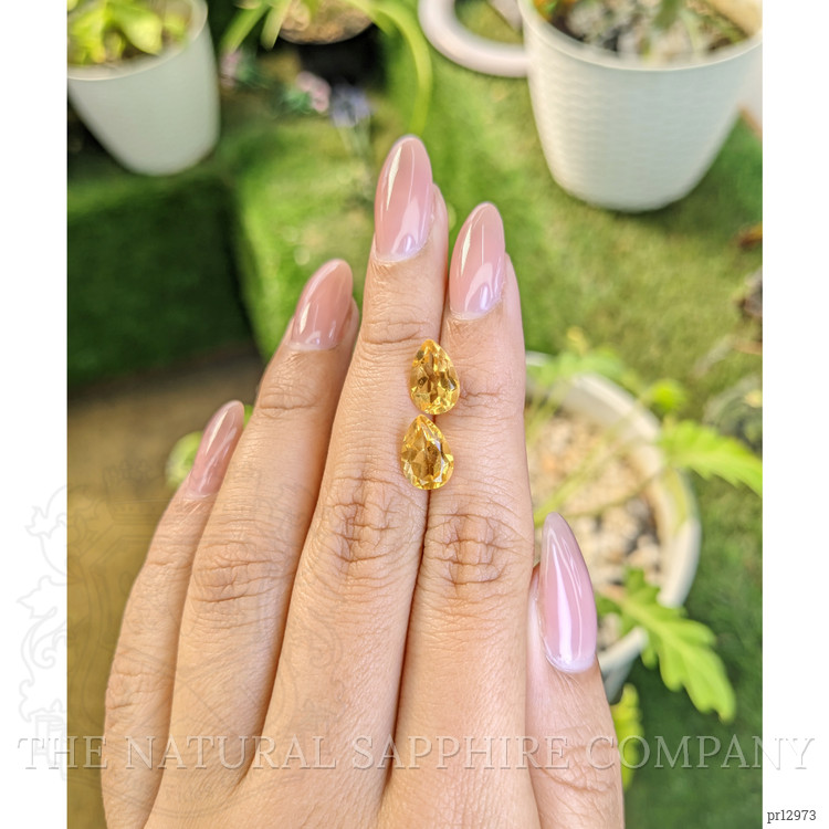 3.76 Ct.Tw. Citrine Pair from Brazil