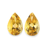 3.77 Ct.Tw. Pear Citrine Pair