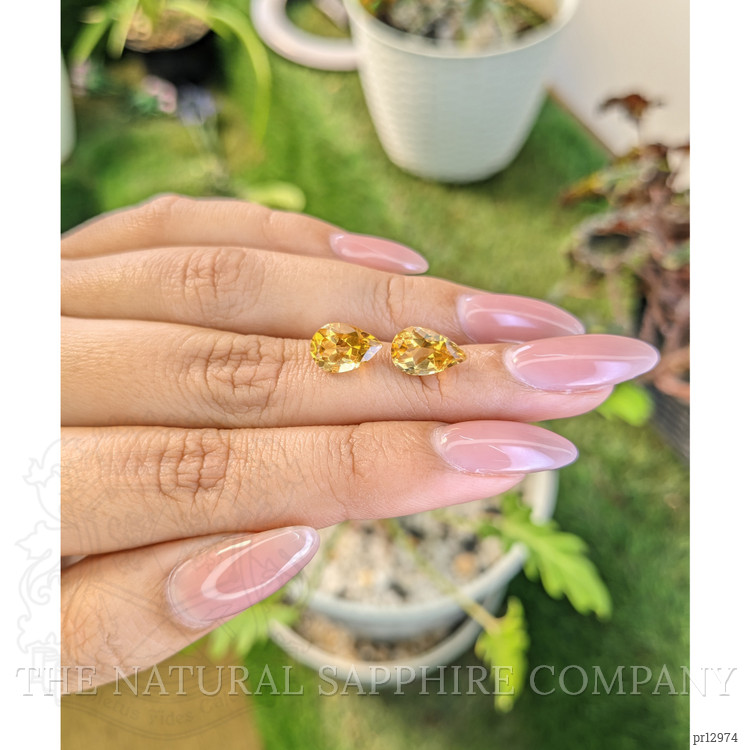 3.77 Ct.Tw. Citrine Pair from Brazil