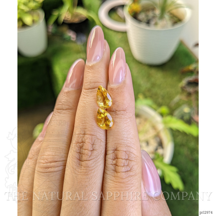 3.77 Ct.Tw. Citrine Pair from Brazil