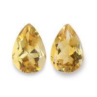 4.17 Ct.Tw. Pear Citrine Pair