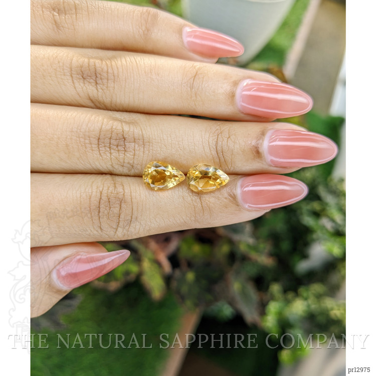 4.17 Ct.Tw. Citrine Pair from Brazil