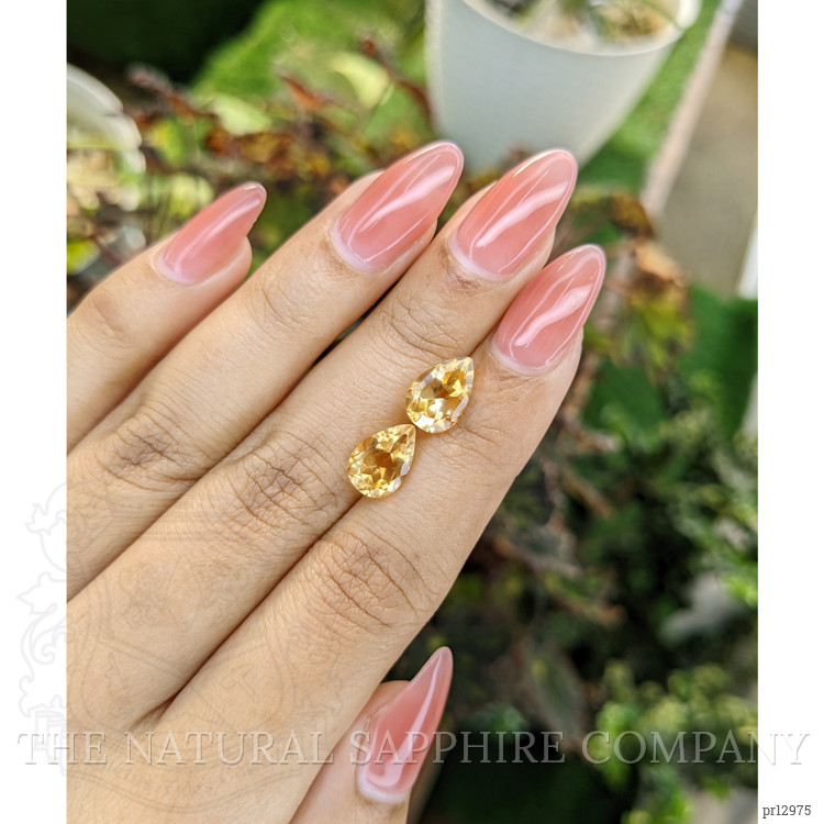 4.17 Ct.Tw. Citrine Pair from Brazil