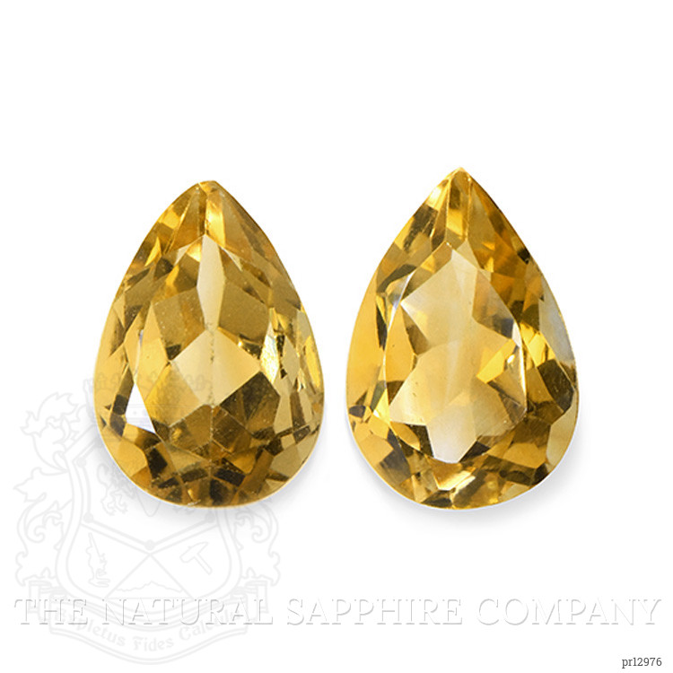 3.95 Ct.Tw. Citrine Pair from Brazil