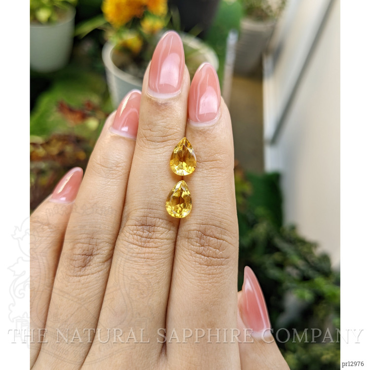 3.95 Ct.Tw. Citrine Pair from Brazil