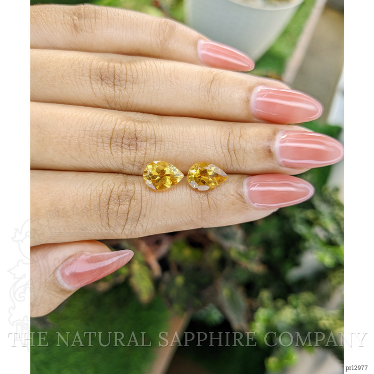 3.84 Ct.Tw. Citrine Pair from Brazil