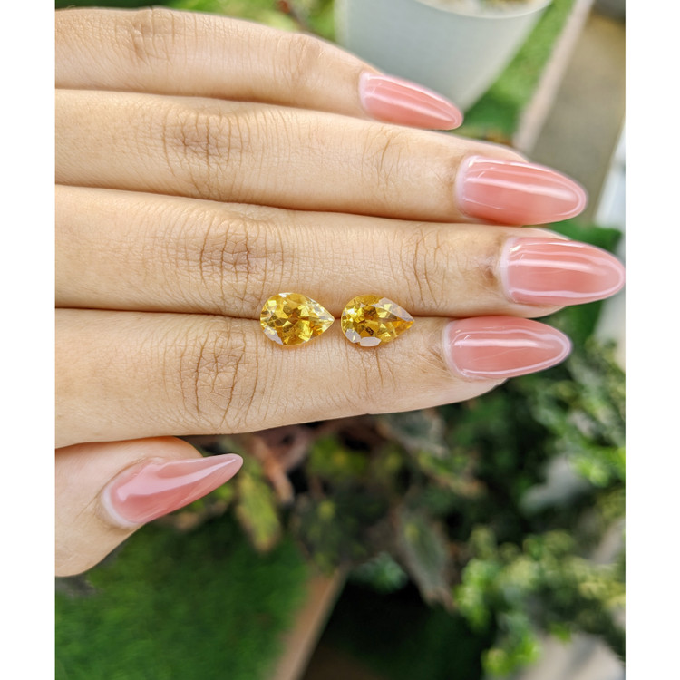 3.84 Ct.Tw. Citrine Pair from Brazil