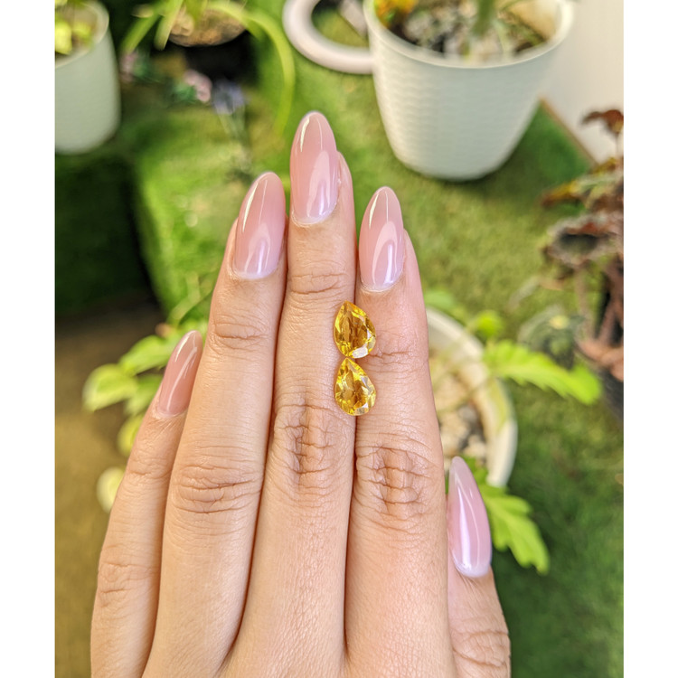 3.32 Ct.Tw. Citrine Pair from Brazil