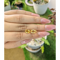3.84&nbsp;Ct.Tw.Total Carat Weight Citrine Pair from Brazil Life Style