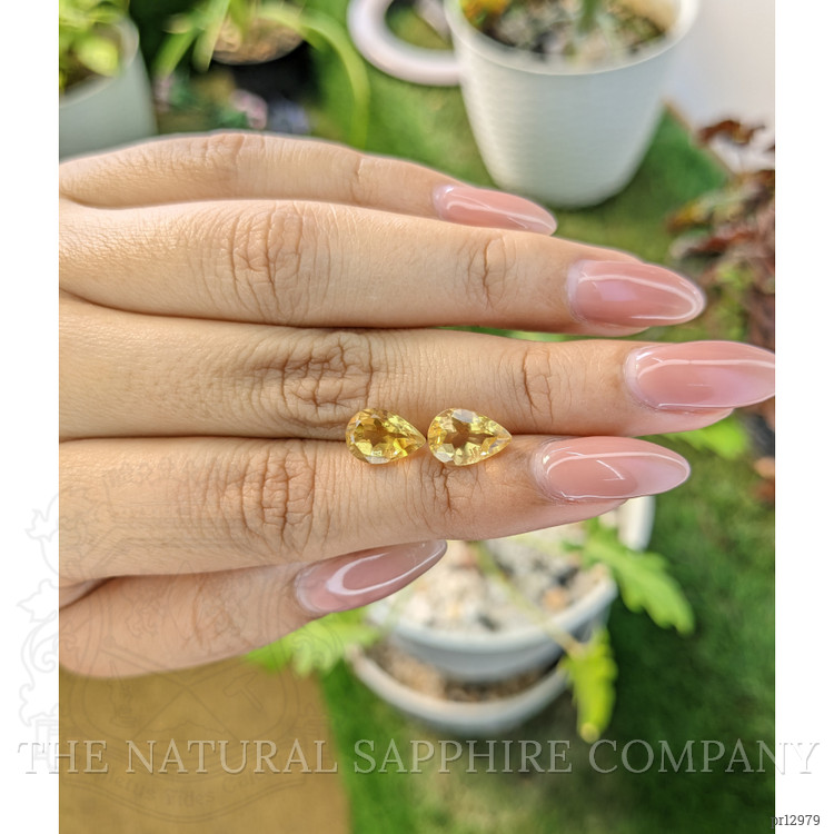 3.84 Ct.Tw. Citrine Pair from Brazil