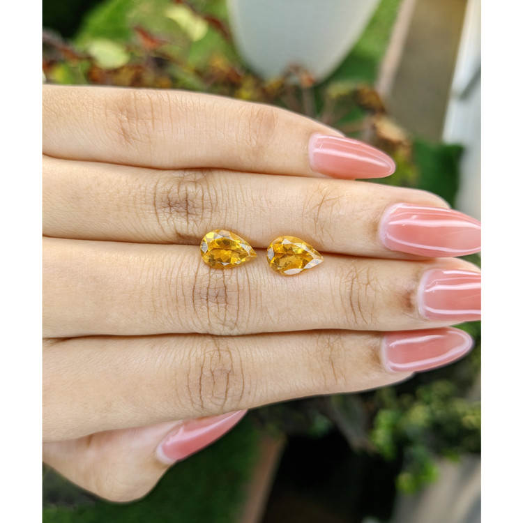 3.36 Ct.Tw. Citrine Pair from Brazil