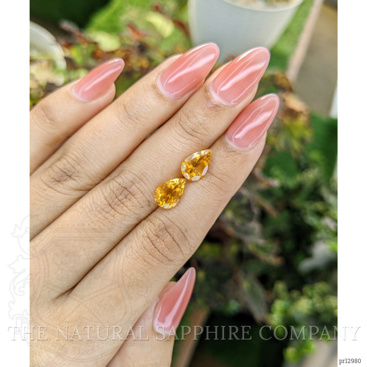 3.36 Ct.Tw. Citrine Pair from Brazil