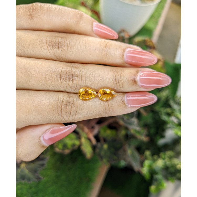 3.36 Ct.Tw. Citrine Pair from Brazil