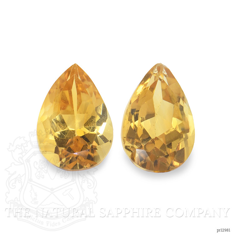 3.49 Ct.Tw. Citrine Pair from Brazil