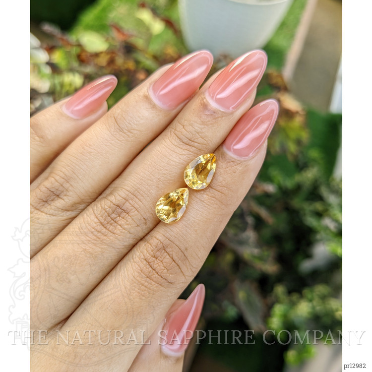 3.97 Ct.Tw. Citrine Pair from Brazil