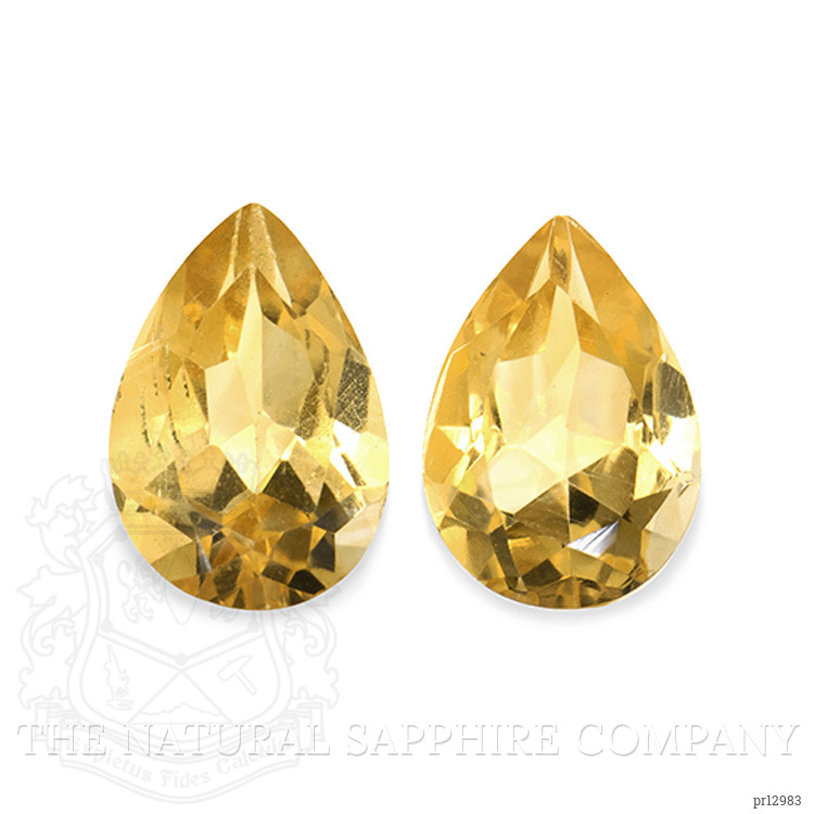 3.59 Ct.Tw. Citrine Pair from Brazil