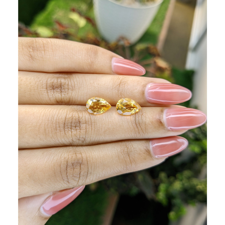 3.59 Ct.Tw. Citrine Pair from Brazil