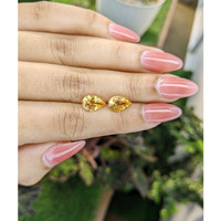 3.59 Ct.Tw.Total Carat Weight Citrine Pair from Brazil Life Style