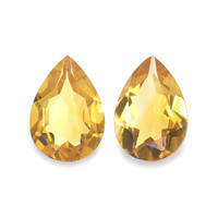 3.13 Ct.Tw. Pear Citrine Pair