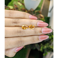 3.13 Ct.Tw.Total Carat Weight Citrine Pair from Brazil Life Style