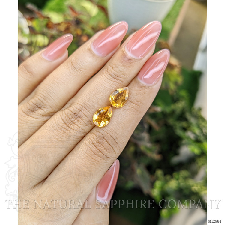 3.13 Ct.Tw. Citrine Pair from Brazil