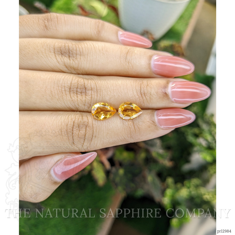 3.13 Ct.Tw. Citrine Pair from Brazil