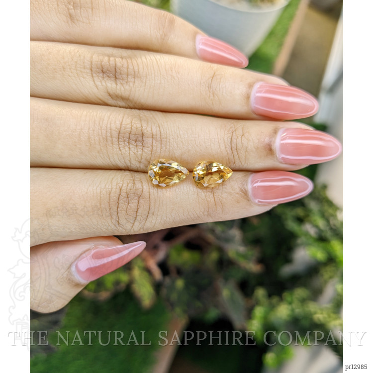 4.22 Ct.Tw. Citrine Pair from Brazil