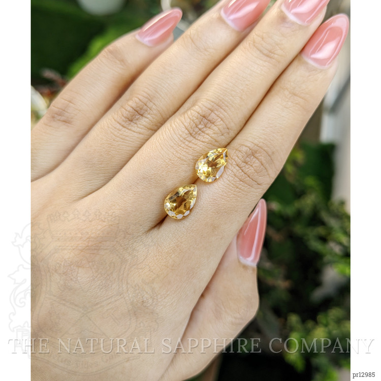 4.22 Ct.Tw. Citrine Pair from Brazil