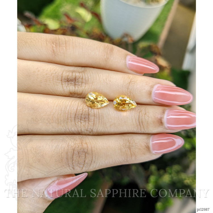 3.84 Ct.Tw. Citrine Pair from Brazil
